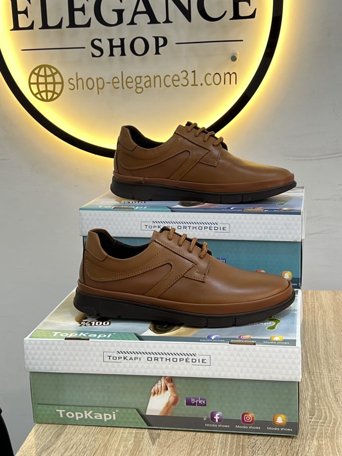 ⁦⭐️Chaussure Top Kapi Orthopédique en véritable Cuir⭐️⁩ - الصورة ⁦4⁩