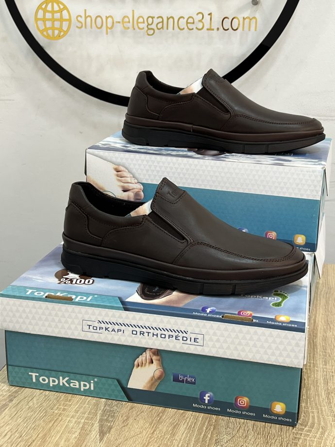 ⁦⭐️Chaussure Top Kapi Orthopédique en véritable Cuir⭐️⁩ - الصورة ⁦3⁩